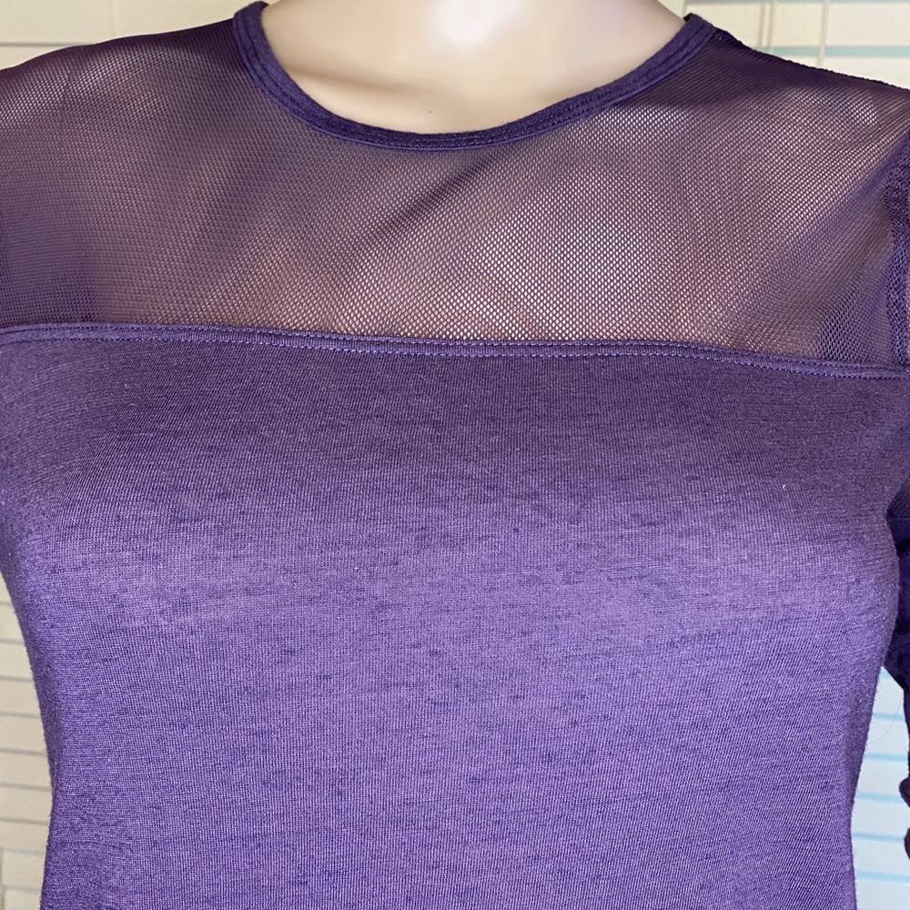 Victoria's Secret Sport VSX Mesh Panel Athletic Active Top Shirt Size Small VGC - Picture 2 of 5